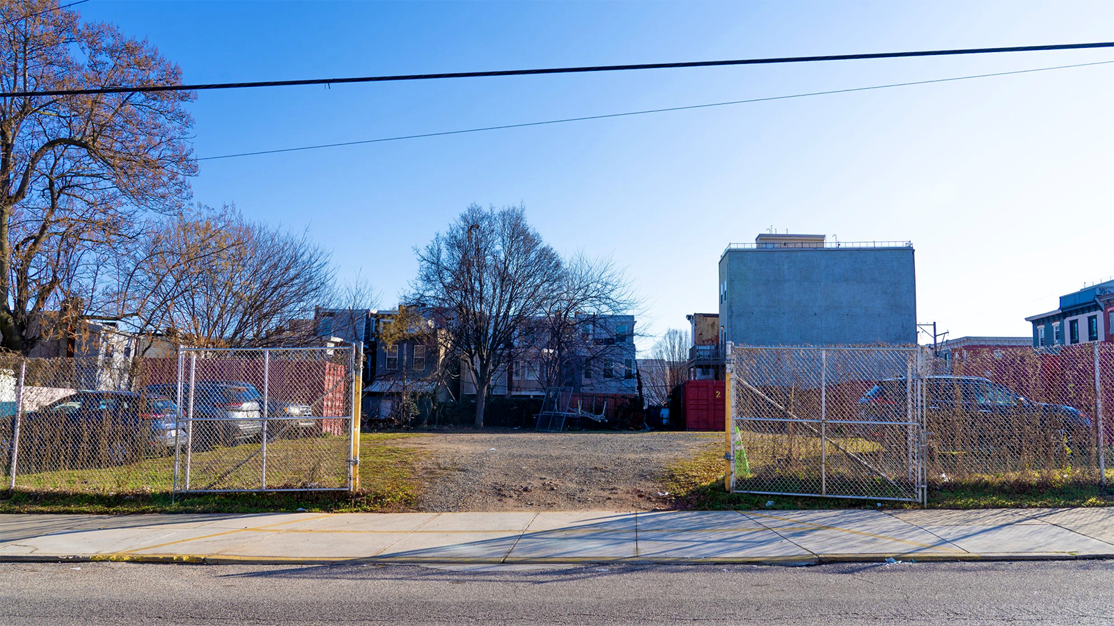 Photo of vacant lot