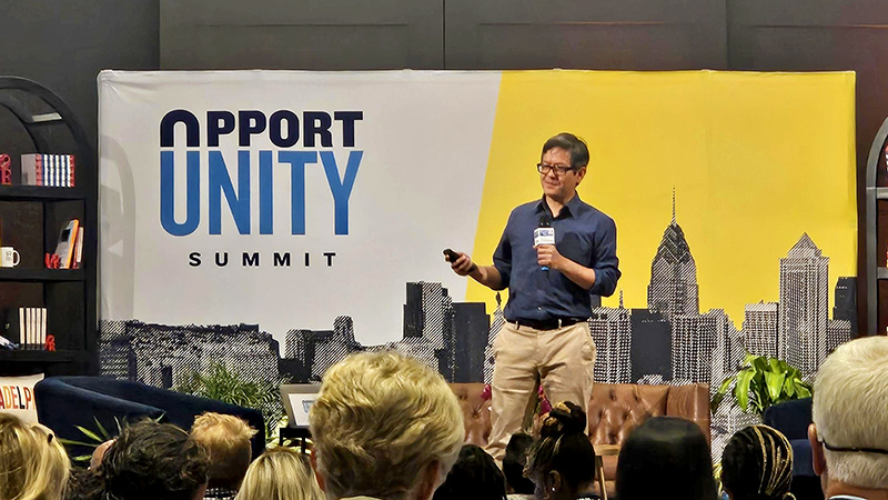 Vu Le speaking at OpportUnity Summit